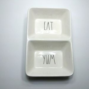 Rae Dunn "Eat & Yum" dish